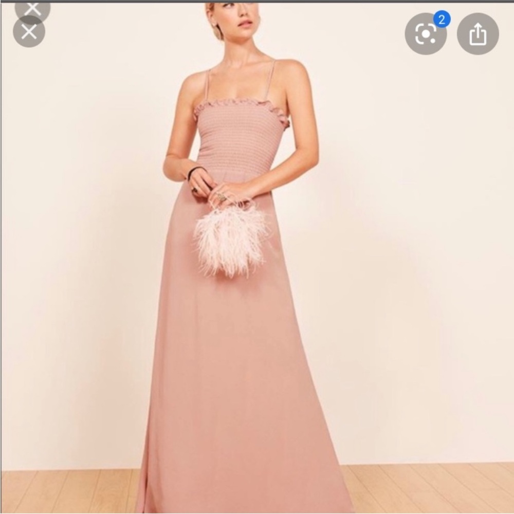 Reformation Ceylon Dress - Blush / S